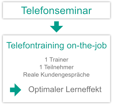 Ttelefontraning on the job